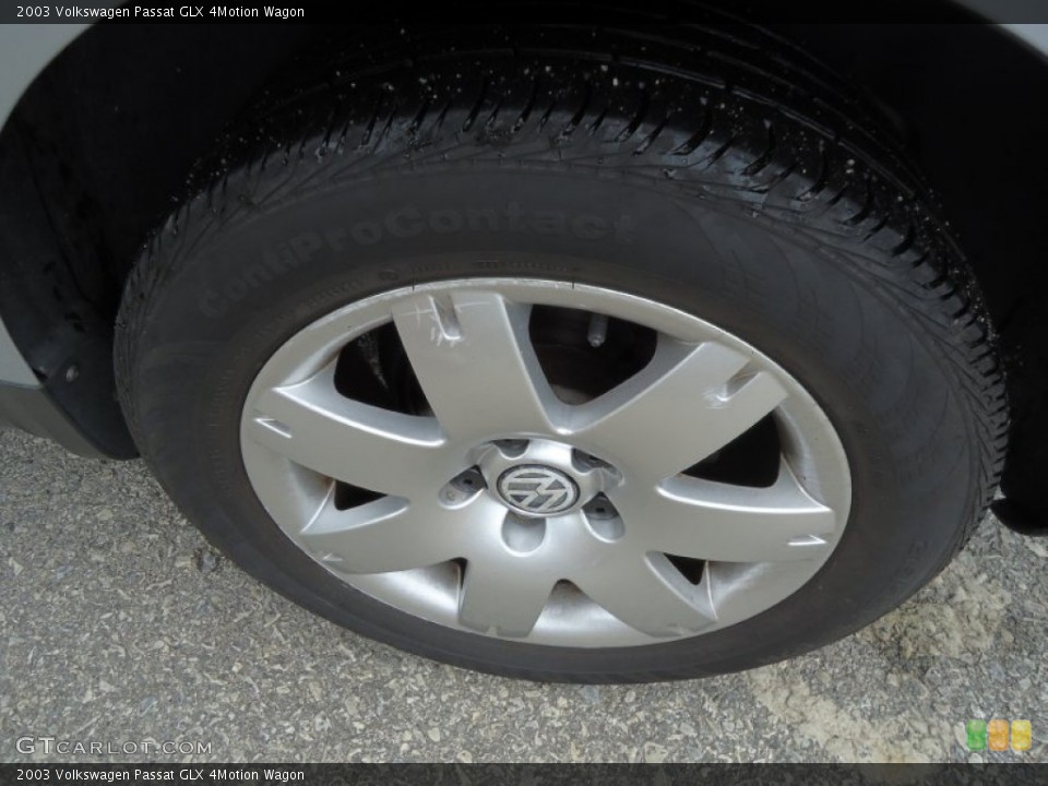 2003 Volkswagen Passat GLX 4Motion Wagon Wheel and Tire Photo #68047726