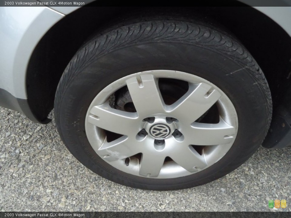 2003 Volkswagen Passat GLX 4Motion Wagon Wheel and Tire Photo #68047735