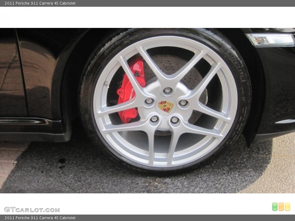 2011 Porsche 911 Carrera 4S Cabriolet Wheel and Tire Photo #68054252
