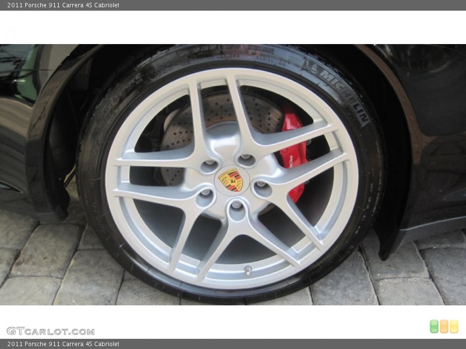 2011 Porsche 911 Carrera 4S Cabriolet Wheel and Tire Photo #68054267