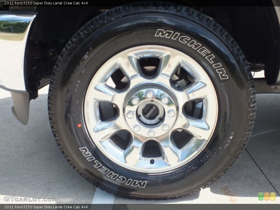 2012 Ford F250 Super Duty Lariat Crew Cab 4x4 Wheel and Tire Photo #68057250