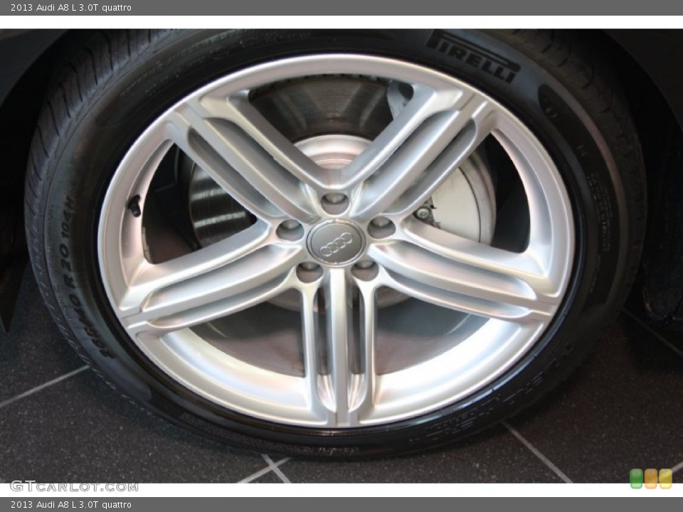 2013 Audi A8 L 3.0T quattro Wheel and Tire Photo #68061653