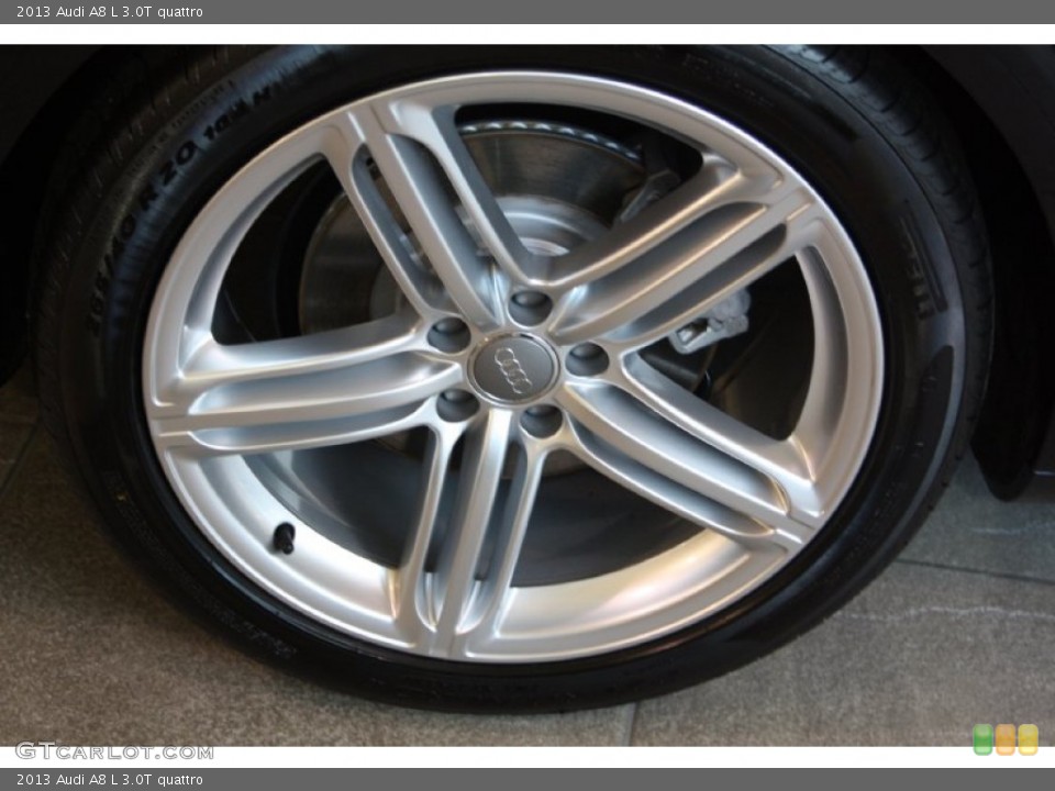 2013 Audi A8 L 3.0T quattro Wheel and Tire Photo #68061689