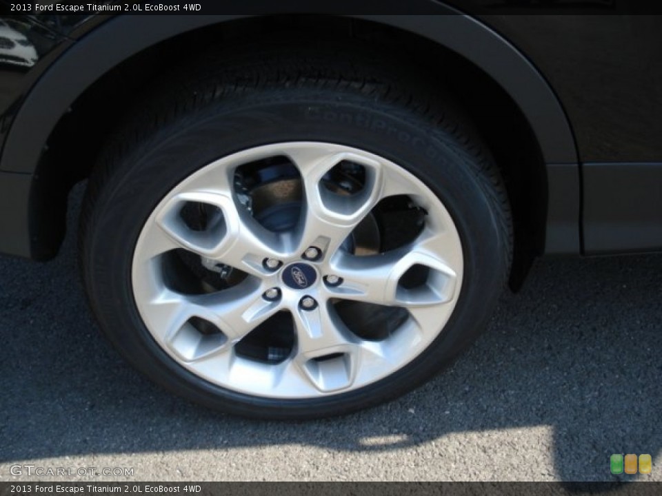 2013 Ford Escape Titanium 2.0L EcoBoost 4WD Wheel and Tire Photo #68063852