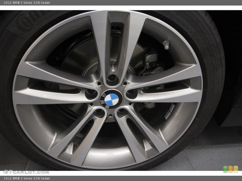 2012 BMW 3 Series 328i Sedan Wheel and Tire Photo #68070009