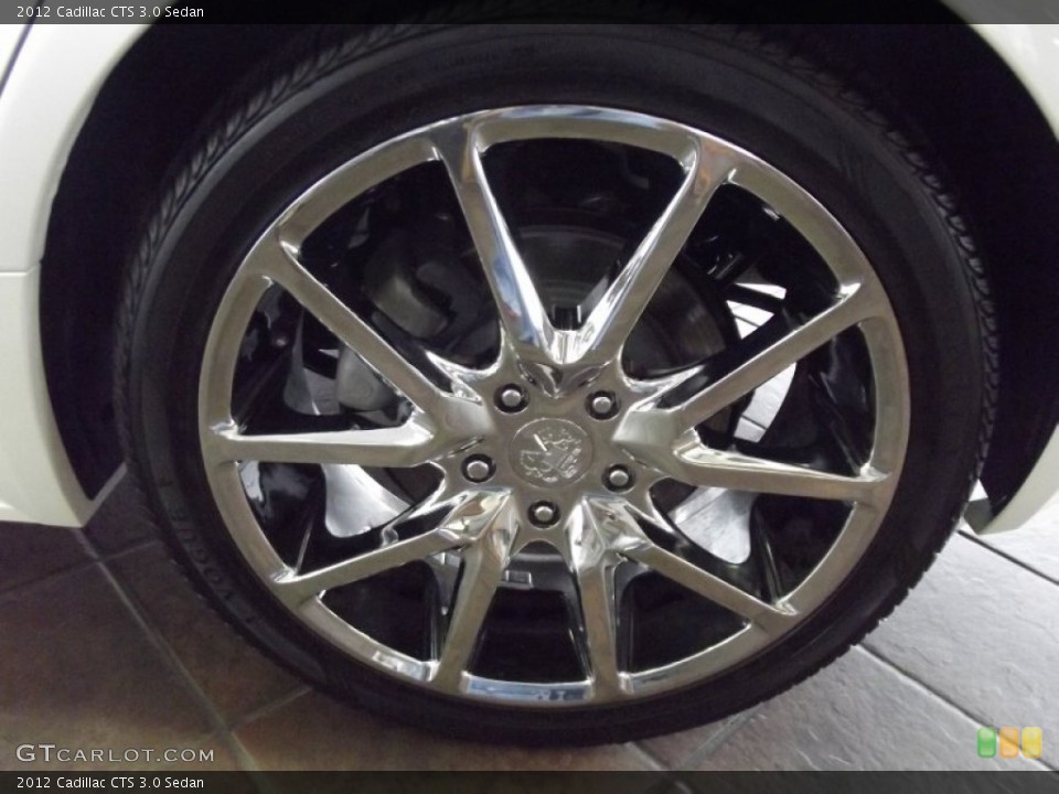 2012 Cadillac CTS Custom Wheel and Tire Photo #68074706