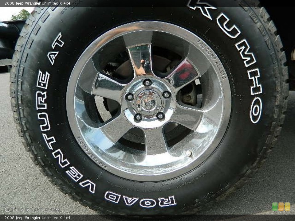 2008 Jeep Wrangler Unlimited Custom Wheel and Tire Photo #68077502