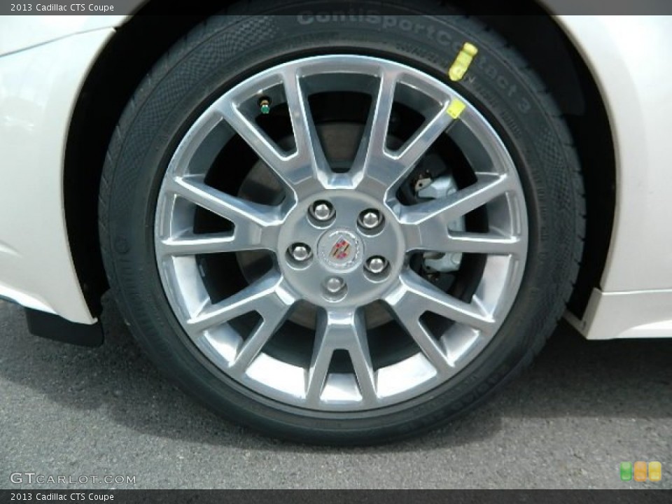 2013 Cadillac CTS Coupe Wheel and Tire Photo #68078315