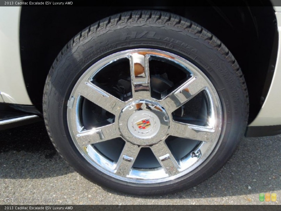 2013 Cadillac Escalade ESV Luxury AWD Wheel and Tire Photo #68088866