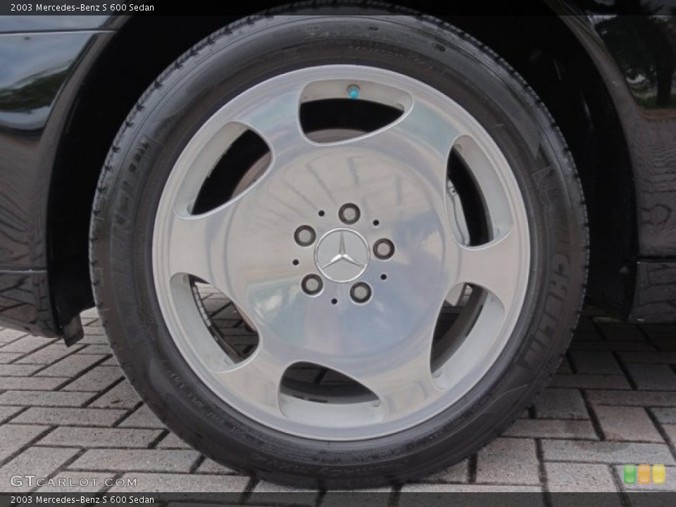 2003 Mercedes-Benz S 600 Sedan Wheel and Tire Photo #68094589