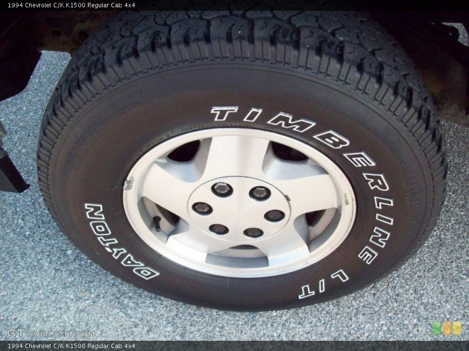 1994 Chevrolet C/K K1500 Regular Cab 4x4 Wheel and Tire Photo #68095367