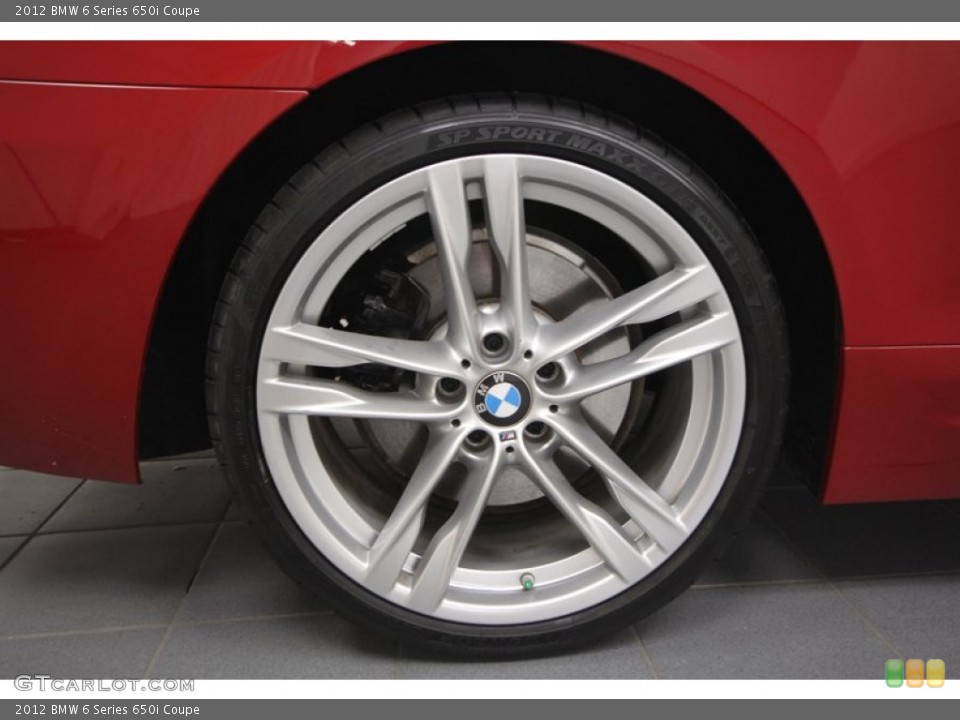 2012 BMW 6 Series 650i Coupe Wheel and Tire Photo #68102543