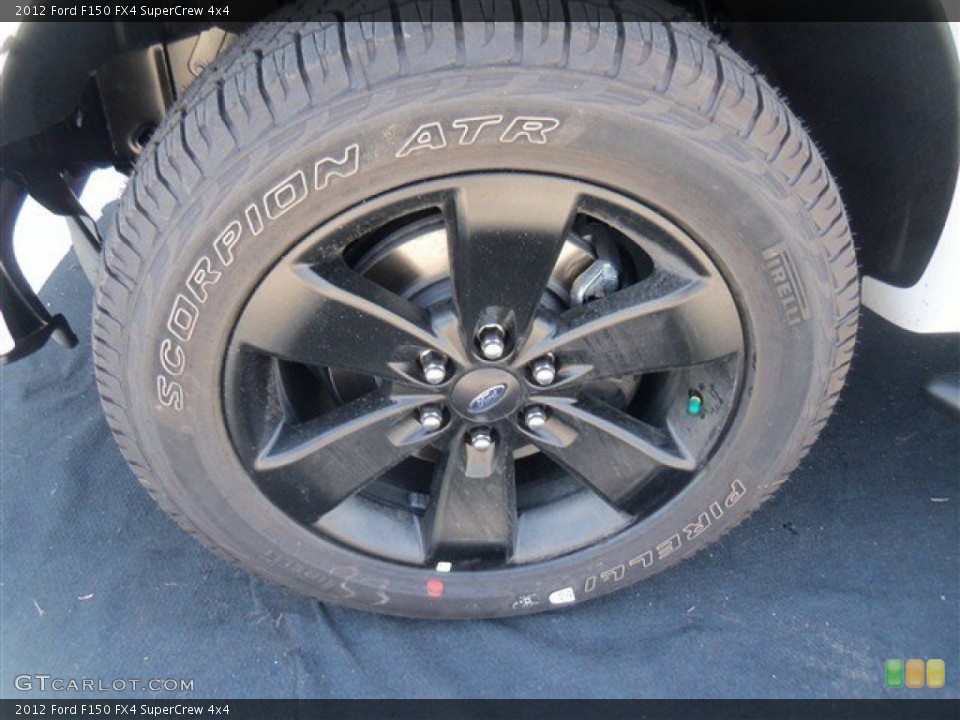 2012 Ford F150 FX4 SuperCrew 4x4 Wheel and Tire Photo #68108522