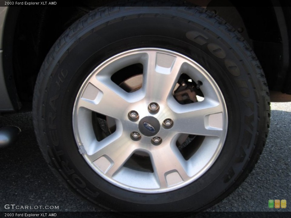 2003 Ford Explorer XLT AWD Wheel and Tire Photo #68117264
