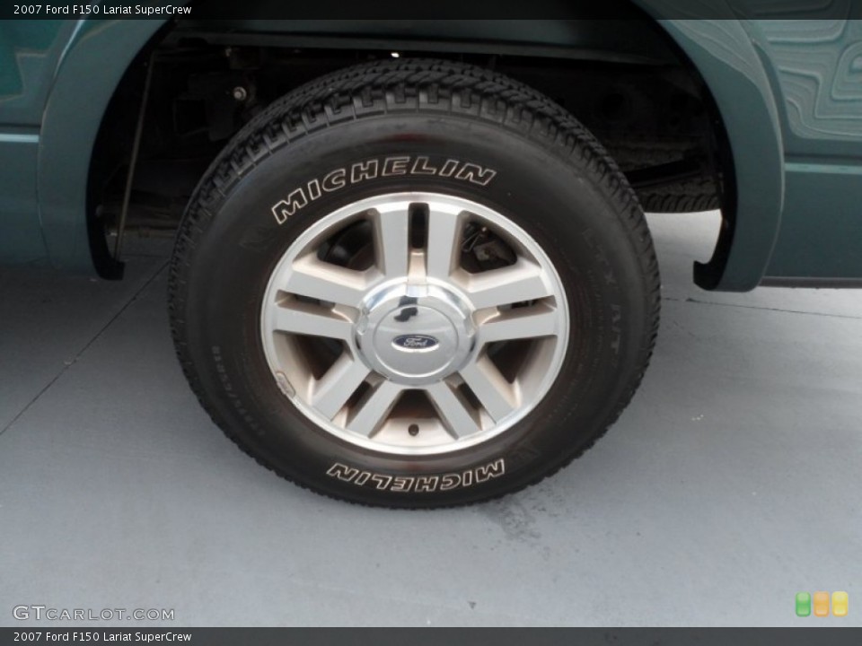 2007 Ford F150 Lariat SuperCrew Wheel and Tire Photo #68119517