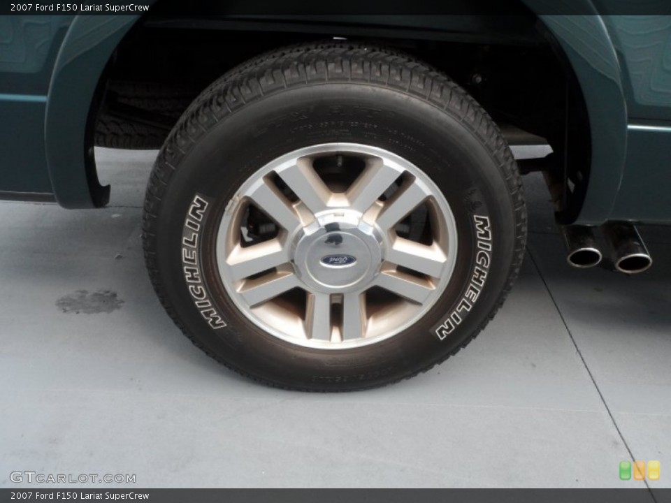 2007 Ford F150 Lariat SuperCrew Wheel and Tire Photo #68119526