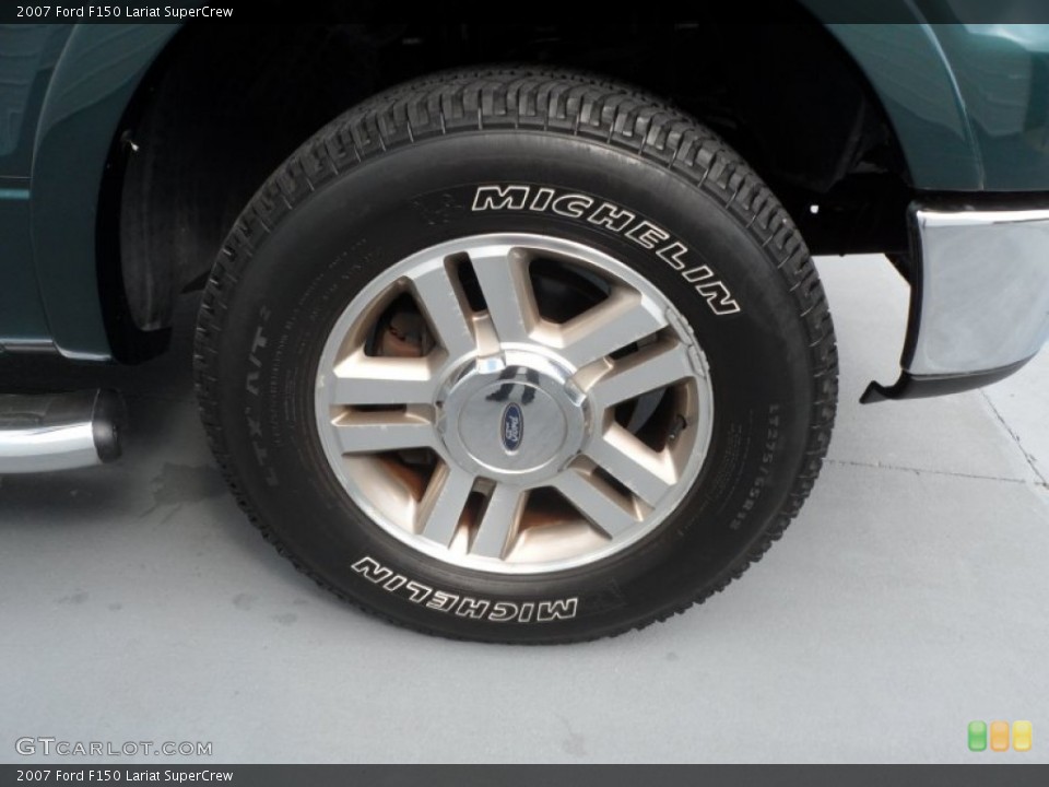 2007 Ford F150 Lariat SuperCrew Wheel and Tire Photo #68119536