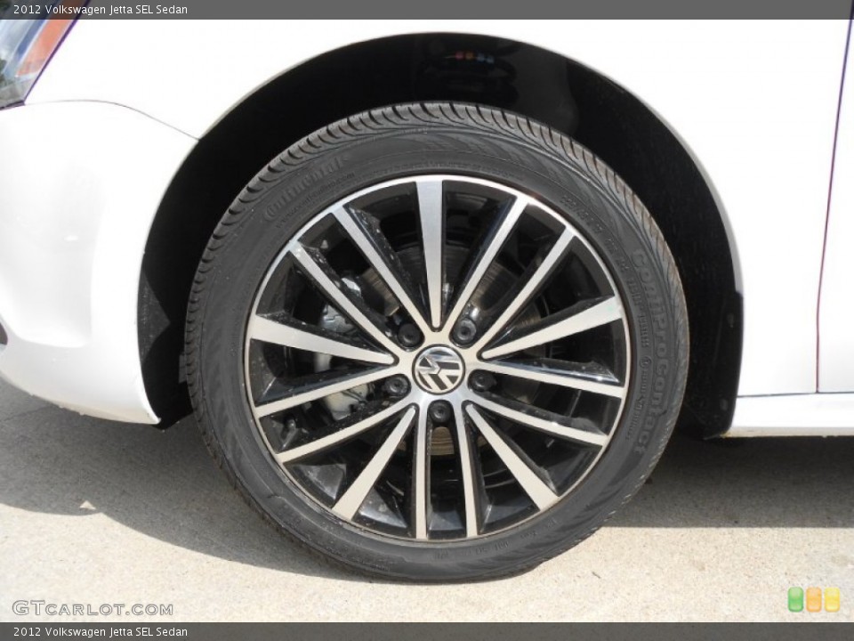 2012 Volkswagen Jetta SEL Sedan Wheel and Tire Photo #68122508