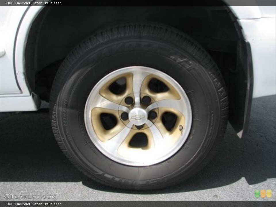 2000 Chevrolet Blazer Trailblazer Wheel and Tire Photo #68127995