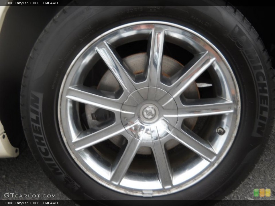 2008 Chrysler 300 C HEMI AWD Wheel and Tire Photo #68133866