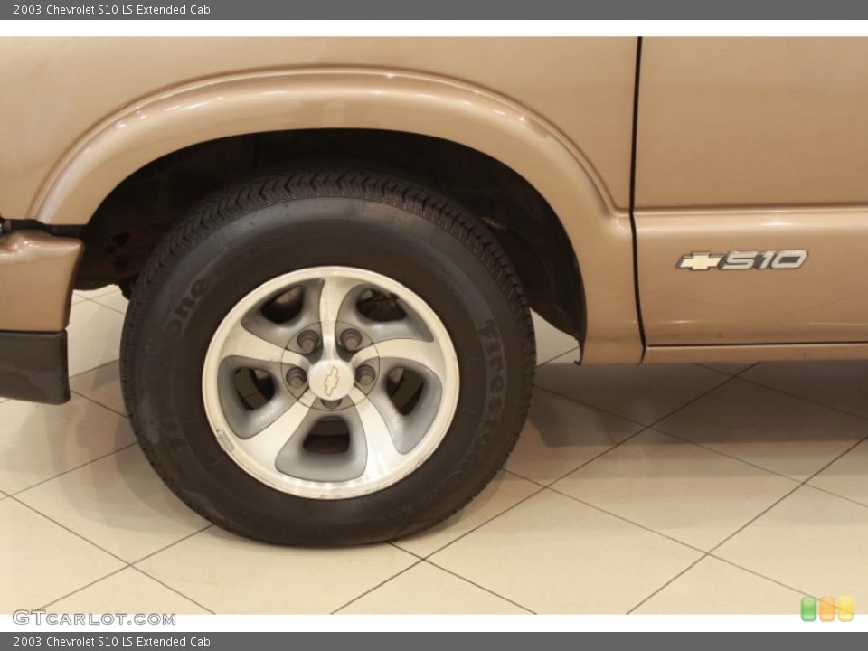 2003 Chevrolet S10 LS Extended Cab Wheel and Tire Photo #68133926