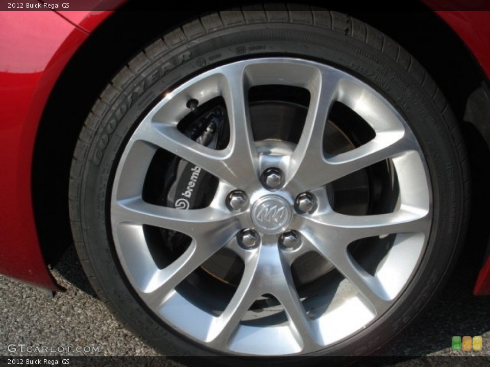 2012 Buick Regal GS Wheel and Tire Photo #68136059