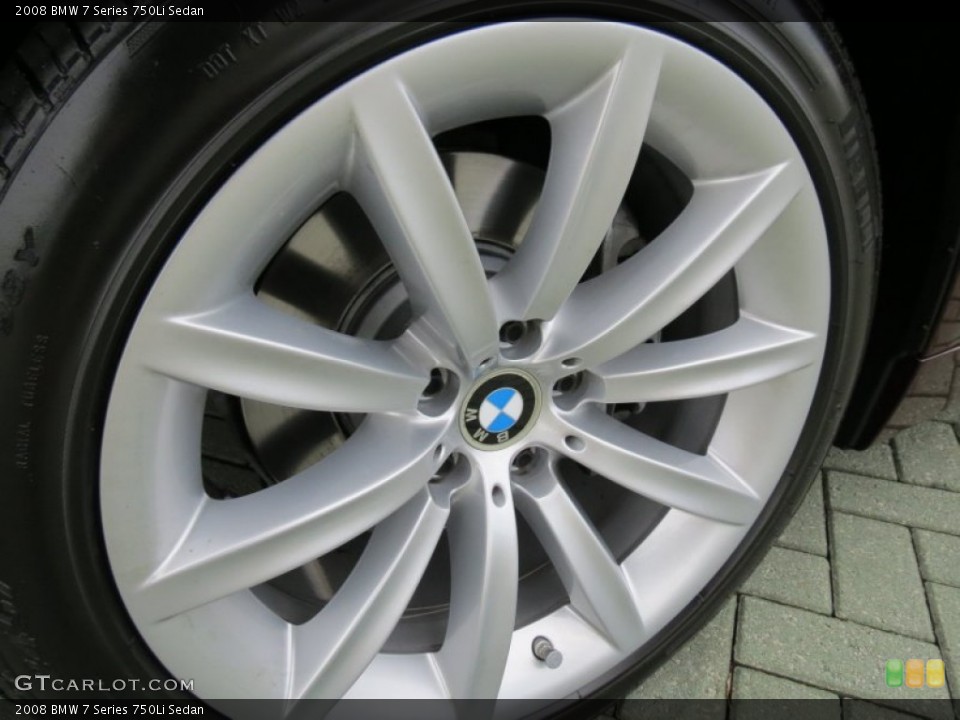 2008 BMW 7 Series 750Li Sedan Wheel and Tire Photo #68145173