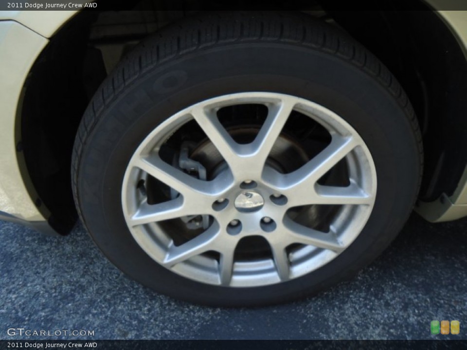 2011 Dodge Journey Crew AWD Wheel and Tire Photo #68157117