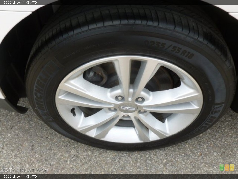 2011 Lincoln MKS AWD Wheel and Tire Photo #68163711