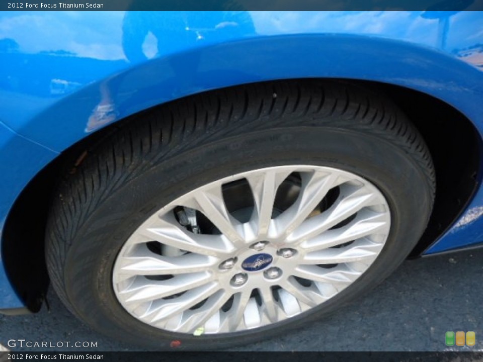 2012 Ford Focus Titanium Sedan Wheel and Tire Photo #68166339