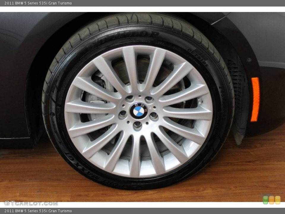 2011 BMW 5 Series 535i Gran Turismo Wheel and Tire Photo #68171373