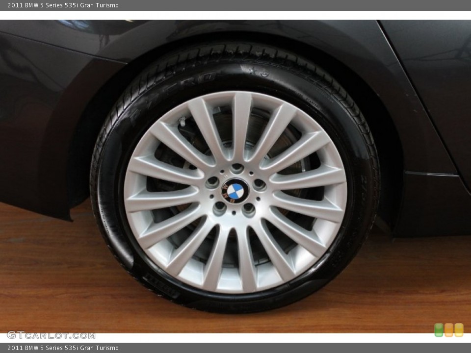 2011 BMW 5 Series 535i Gran Turismo Wheel and Tire Photo #68171379