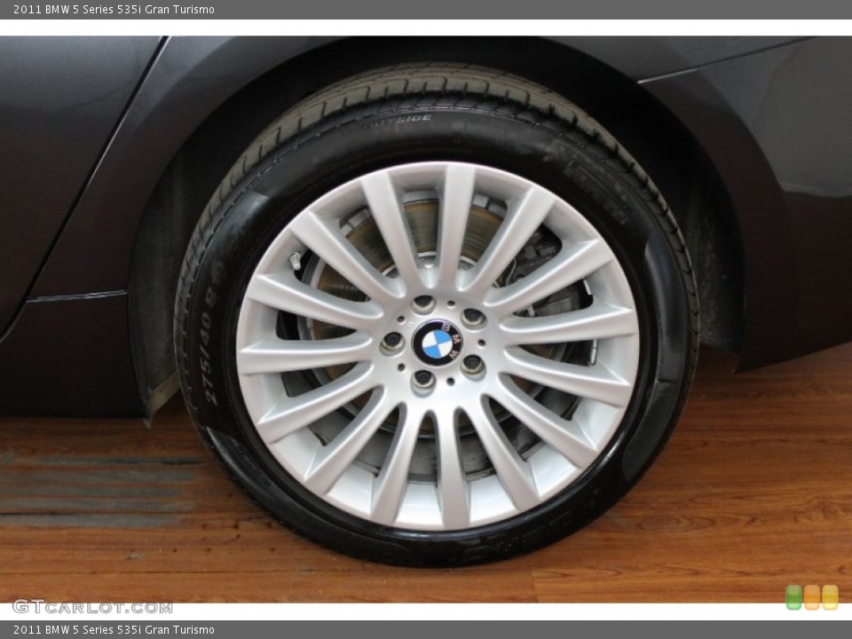 2011 BMW 5 Series 535i Gran Turismo Wheel and Tire Photo #68171397