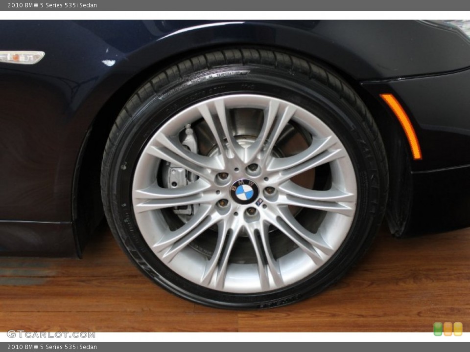2010 BMW 5 Series 535i Sedan Wheel and Tire Photo #68171748