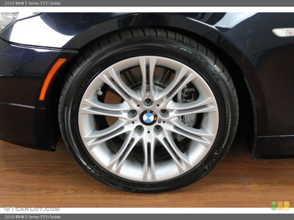 2010 BMW 5 Series 535i Sedan Wheel and Tire Photo #68171766
