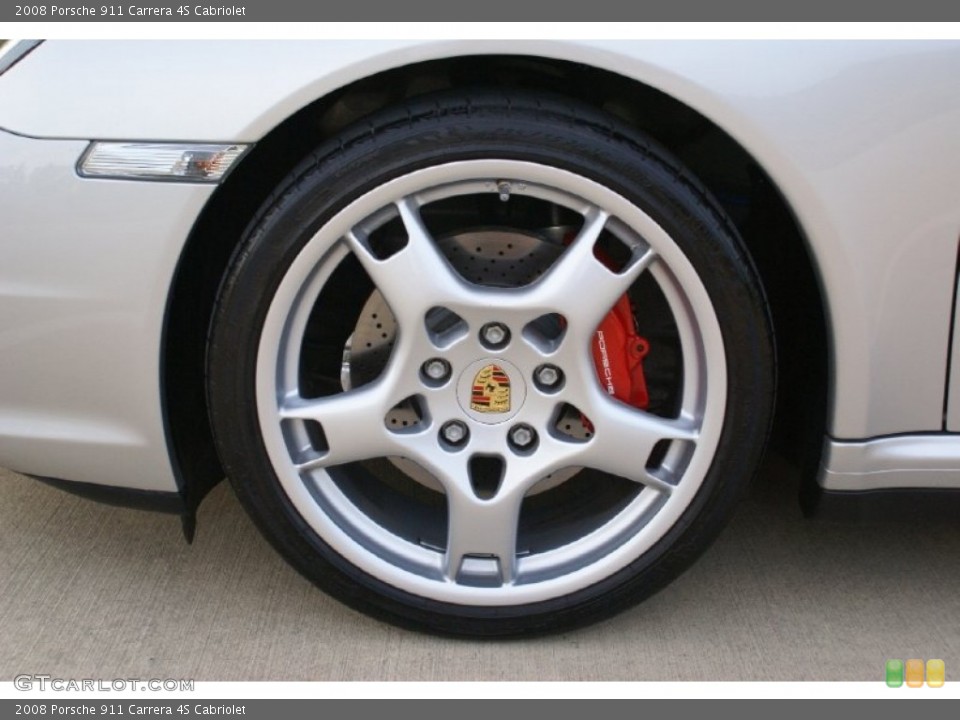 2008 Porsche 911 Carrera 4S Cabriolet Wheel and Tire Photo #68172249