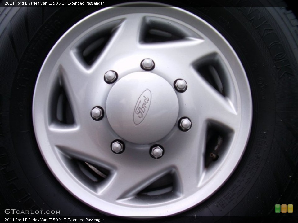 2011 Ford E Series Van E350 XLT Extended Passenger Wheel and Tire Photo #68174415