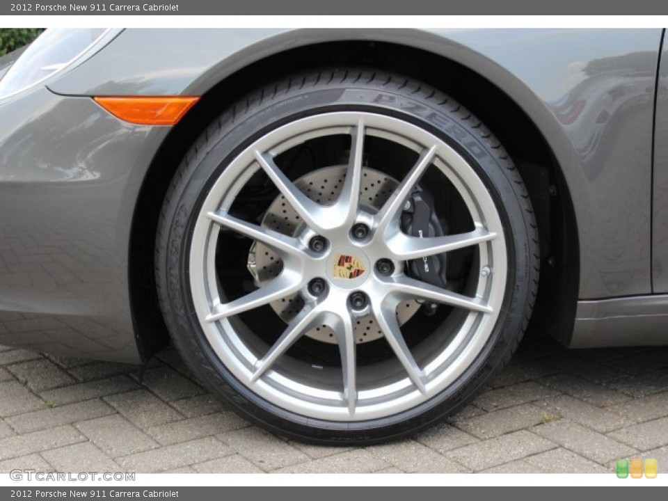 2012 Porsche New 911 Carrera Cabriolet Wheel and Tire Photo #68178840