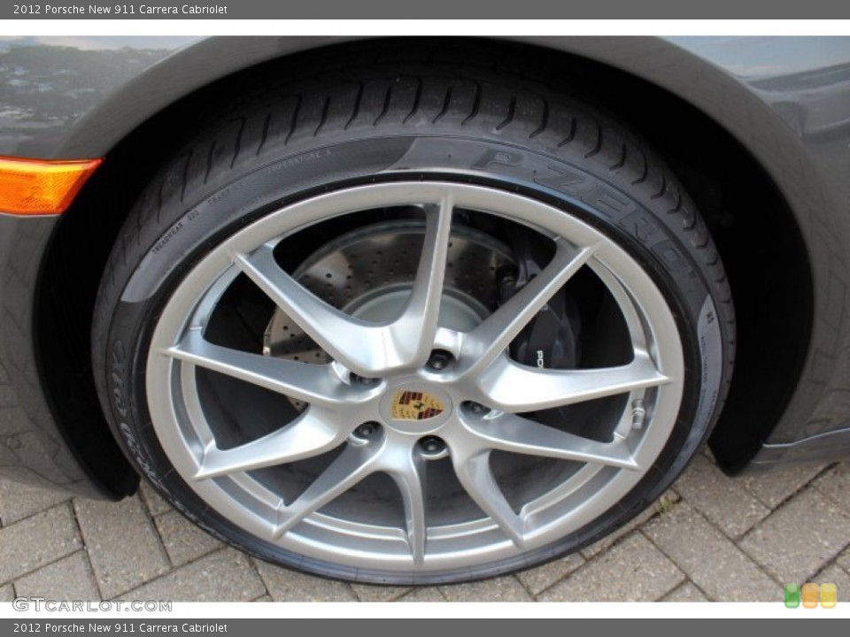 2012 Porsche New 911 Carrera Cabriolet Wheel and Tire Photo #68178846