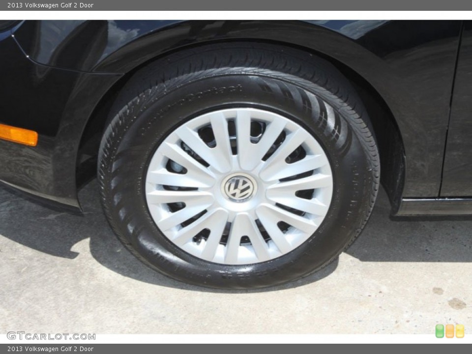 2013 Volkswagen Golf 2 Door Wheel and Tire Photo #68182890