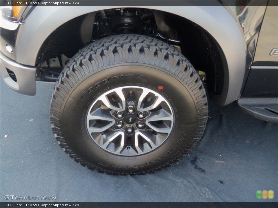 2012 Ford F150 SVT Raptor SuperCrew 4x4 Wheel and Tire Photo #68187357
