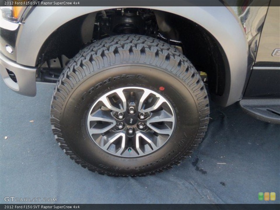 2012 Ford F150 SVT Raptor SuperCrew 4x4 Wheel and Tire Photo #68187618