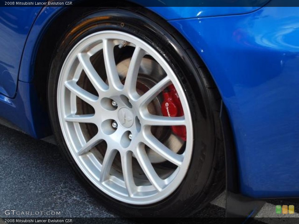 2008 Mitsubishi Lancer Evolution GSR Wheel and Tire Photo #68196904