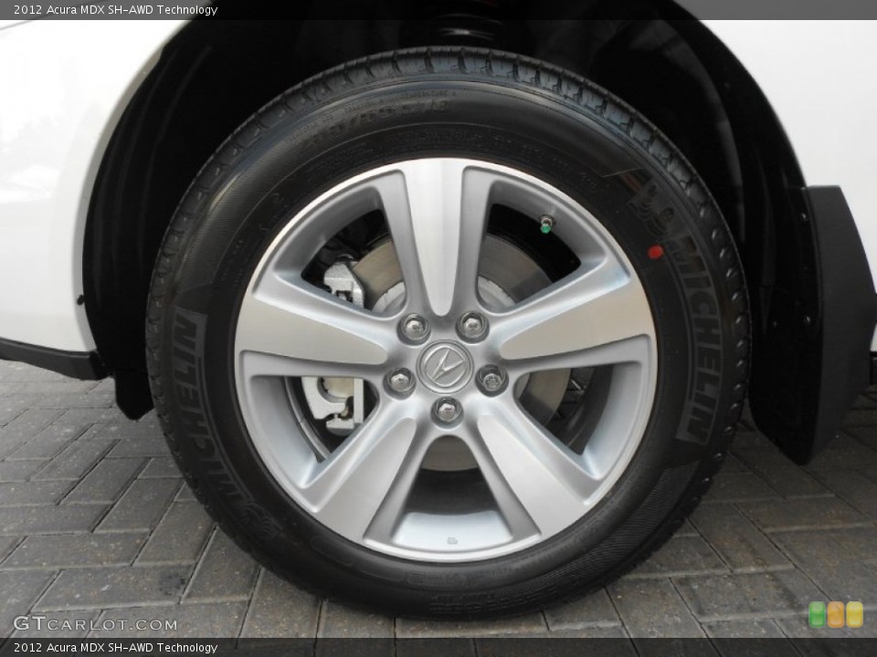 2012 Acura MDX SH-AWD Technology Wheel and Tire Photo #68201817