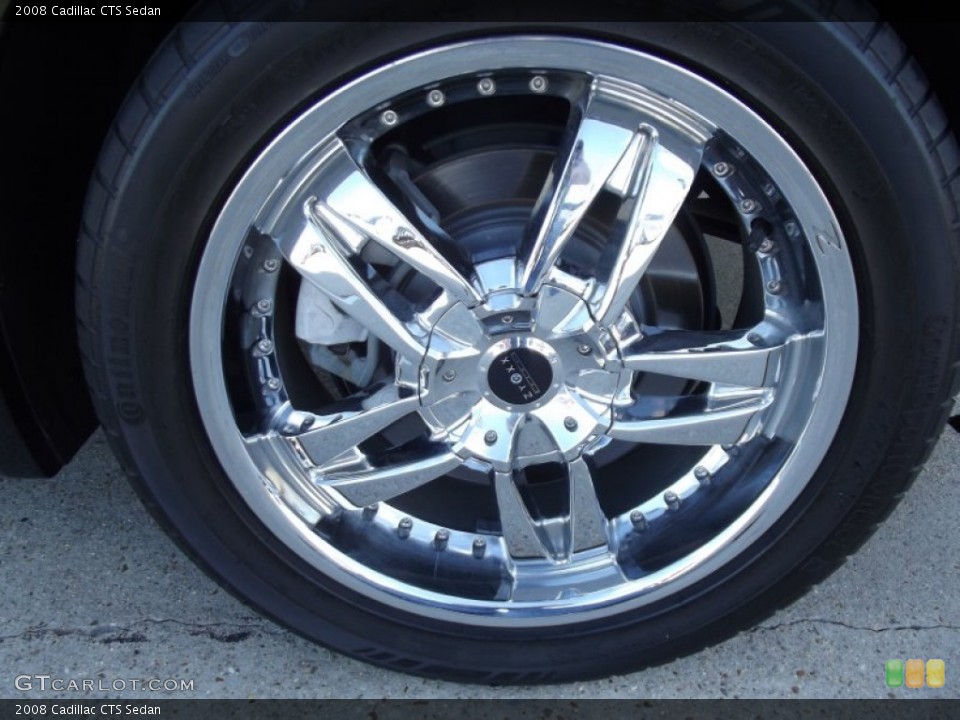 2008 Cadillac CTS Custom Wheel and Tire Photo #68209227