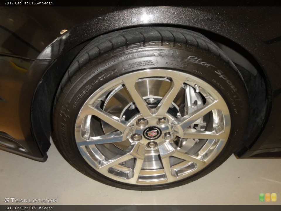 2012 Cadillac CTS -V Sedan Wheel and Tire Photo #68221561