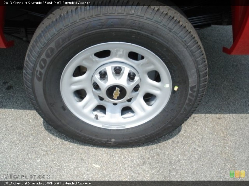 2013 Chevrolet Silverado 3500HD WT Extended Cab 4x4 Wheel and Tire Photo #68226433