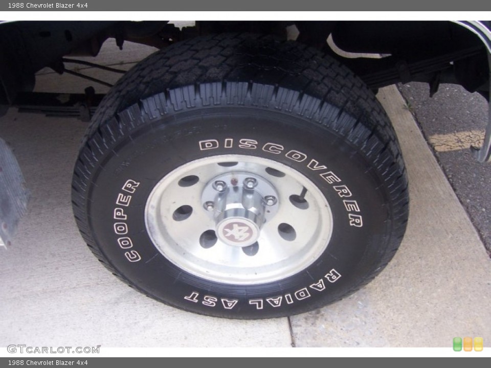 1988 Chevrolet Blazer Wheels and Tires