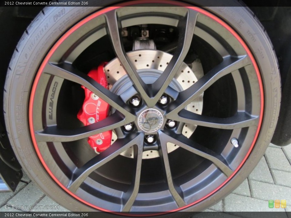 2012 Chevrolet Corvette Centennial Edition Z06 Wheel and Tire Photo #68228341