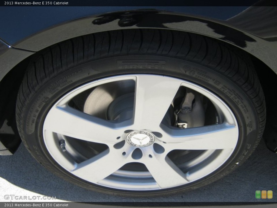 2013 Mercedes-Benz E 350 Cabriolet Wheel and Tire Photo #68229448